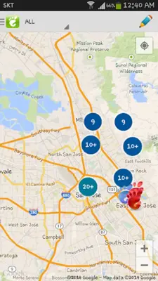 Footprint - location message android App screenshot 3